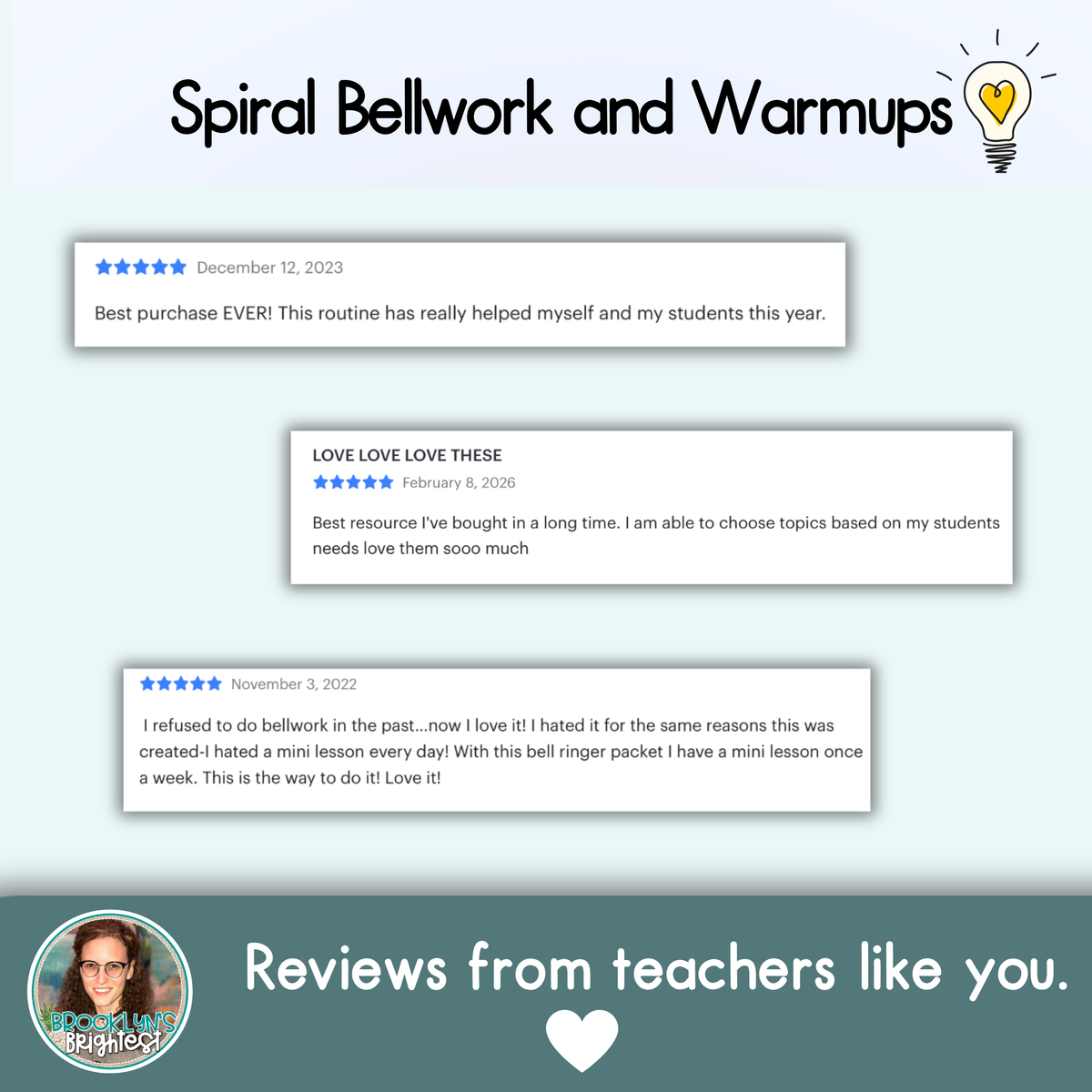 7th Grade Math Spiral Bellringers, Warmups, Bellwork Middle School Math