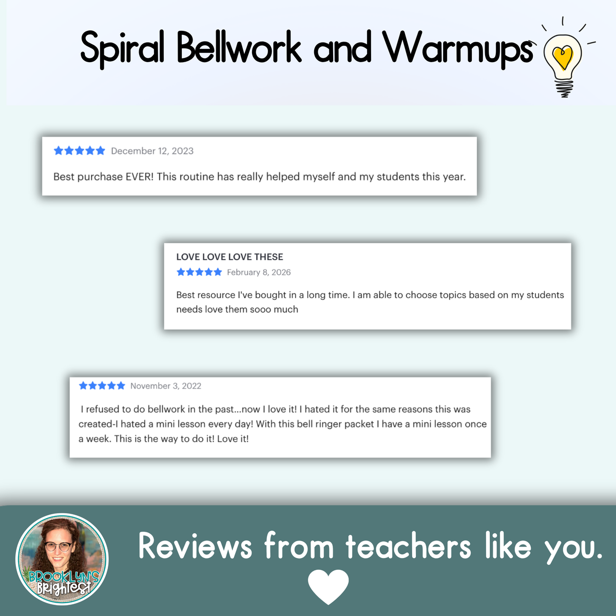 Algebra Two Spiral Bellringers, Warmups, and Bellwork