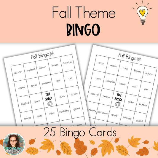 Fall Bingo